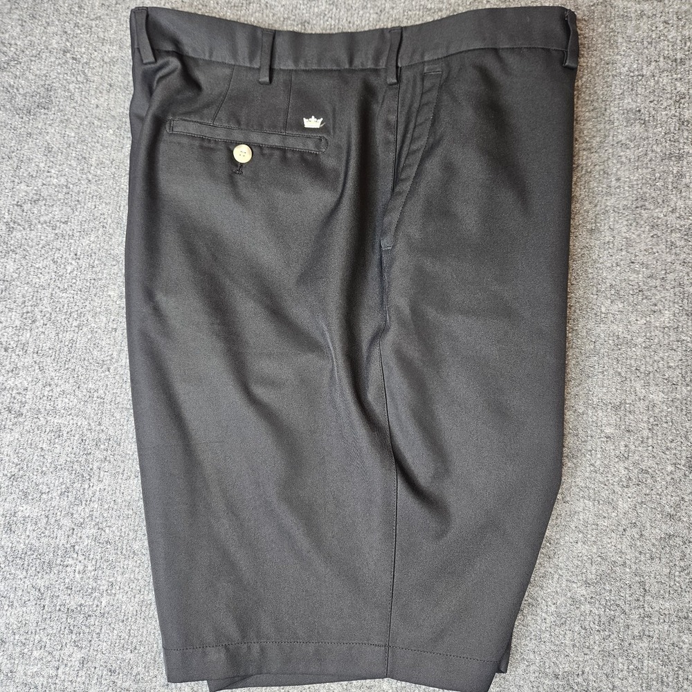 Peter Millar Men's Crown Sport Golf Shorts Size 40 Black Travel Stretch Comfort